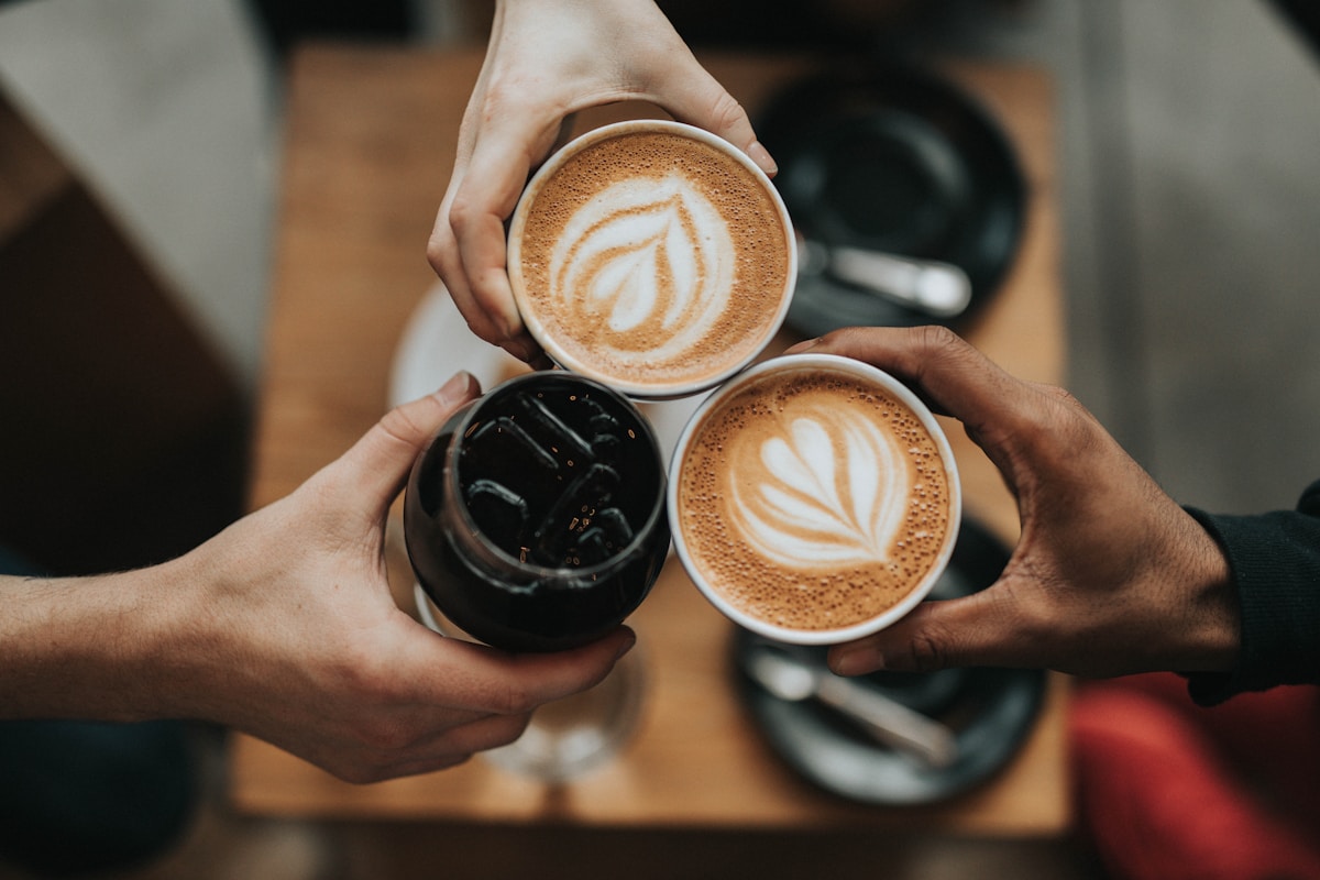 コーヒー俯瞰